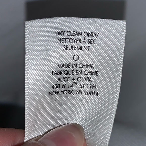 Alice & Olivia Arletta Asymmetric Cropped Sweater In White - Picture 14 of 14